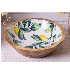 Tazón Único de Alta Calidad, Tazón de Madera para Servir, Artículo de Cocina de Primera Calidad, Tazón para Servir Alimentos - Product Image 1