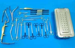 Ensemble d'instruments de chirurgie plastique manuels en acier inoxydable pour lifting du visage et des sourcils, ciseaux, râpes, pinces, 25 pièces - Product Image 2