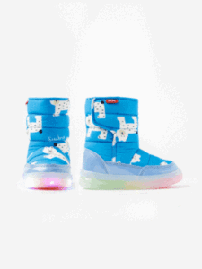 Bottes d'hiver OZKIZ style coréen pour enfants de 2 à 7 ans, motif imprimé, tige synthétique, vente en gros - Product Image 1