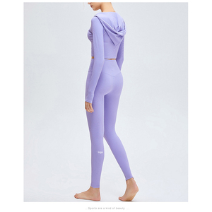 Ensemble de yoga extensible pour femmes, tenue de fitness, qualité export, vente en gros OEM - Product Image 3