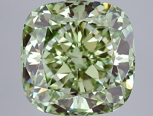 5.00 Ct <b>Cushion</b> Cut Lab Grown Diamond Fancy Vivid Green VS2 IGI Certified CVD Loose Diamond Wholesale for Jewelry Making - Product Image 1