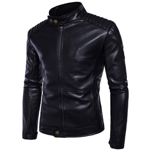 Blouson de moto en cuir véritable pour homme, style motard professionnel, manches longues, vente chaude - Product Image 2