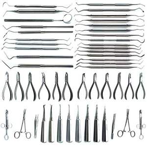 High Quality Manual Dental Examination <b>Set</b> <b>Pliers</b> Elevators Curettes Probes Filling Instruments CE Certified by Blush surgical - Product Image 6