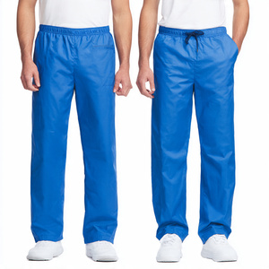 Scrub Pants for Nurses 100% Cotton Knitted Stretchy Hospital Uniform Bottoms Pockets Breathable Comfortable Customized Color - Product Image 5