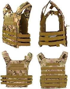 Gilet tactique en nylon personnalisé, léger, à libération rapide, pour l'entraînement sur le terrain, protection corporelle pour les sports de tir en plein air - Product Image 2