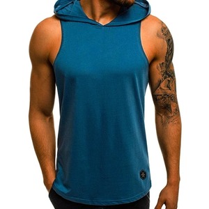 Nouveau Débardeur Homme 2027 Streetwear Sans Manches, T-shirt de Sport à Capuche pour Homme, Gilet de Basketball Haute Élasticité pour Musculation et Fitness - Product Image 4