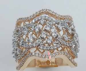 Anillo de Oro Original de 22 Quilates para Mujer, Acabado Brillante, para Compromisos, Ceremonias, Eventos Nupciales, Ocasiones Festivas y Uso Diario - Product Image 3