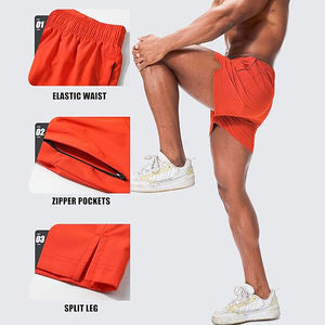 Shorts de sport à accès rapide pour hommes, fitness, entraînement, séchage rapide, légers, respirants - Product Image 3