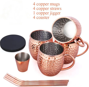 Tasse en cuivre rustique, tasse artisanale en cuivre, tasse à cocktail, vaisselle durable, idée cadeau en cuivre - Product Image 3