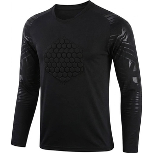 American Football Compression Full Sleeves Shirt In <b>Padding</b> Breathable Athletic Protection Wear Top for Men Football <b>Padded</b> Tops - Product Image 5
