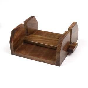 Unique Look Wedding Napkin <b>Dispenser</b> Customizable Wood Napkin Rings for Kitchen Dining Room Table Decor Modern Stylish Design - Product Image 4