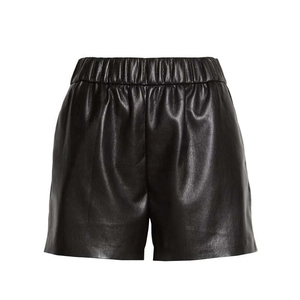 Shorts de Cuero Genuino de Vaca de Alta Calidad para Mujer, con Bolsillos Personalizados OEM, Estilo Urbano y para Exteriores - Product Image 5