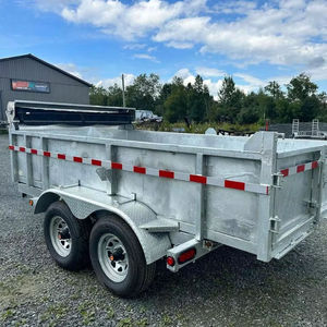 4x4 <b>Farm</b> Dump <b>Trailer</b> Hydraulic Tipping 3 Ton Self Dumping Utility Hauler for Manure Soil and Bulk Material - Product Image 1