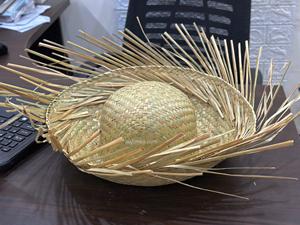 Sombrero Pava de Bad Bunny para Adultos, Sombrero Tradicional Puertorriqueño de Paja, Sombrero de Paja Deshilachado de Color Natural, Venta al por Mayor - Product Image 6