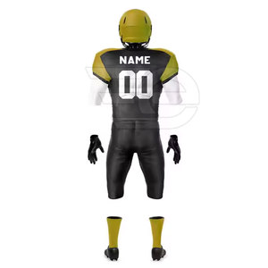 Uniforme de football américain léger sur mesure, manches courtes, vêtements d'entraînement personnalisés pour équipe, hommes - Product Image 3