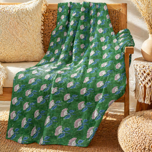 Soft Pure Cotton <b>Block</b> <b>Printed</b> Fabric for Women Girls Dress Material Kurti Top and Tunic Fabric - Product Image 2
