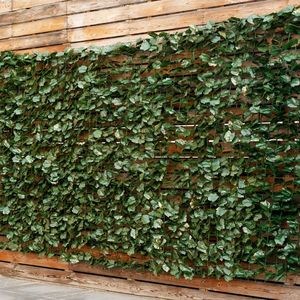 Schermo per la privacy con foglie di edera finta - Vegetazione artificiale protetta dai raggi UV per uso decorativo esterno - Product Image 4