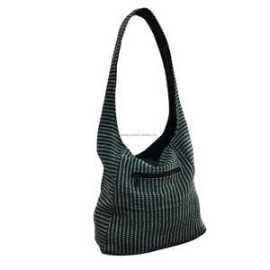 Chic Bohemian bông Hobo chic Tote bãi biển Túi vai Sling phong cách dệt mô hình thiết kế thời trang dành cho phụ nữ cho mùa hè - Product Image 2