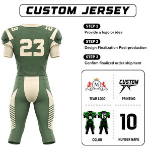 Camiseta de Fútbol Americano Personalizada para Hombre, Sublimada, Transpirable, de Poliéster, Cuello en V, Manga Corta, Uniforme de Equipo Ajustado - Product Image 4