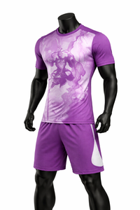 Conjunto de Uniforme de Fútbol Personalizado por Sublimación, Uniforme de Fútbol Masculino con Diseño Gráfico, Equipación de Equipo, Ropa Deportiva Transpirable de Secado Rápido, OEM ODM - Product Image 3