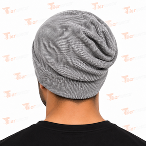 Gorro de Punto para Hombre Tiierwear, Color Sólido, Cálido para Invierno, Gorra Casual, 100% Acrílico, Tejido a Máquina para Adultos - Product Image 4