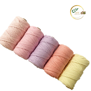 Cordon en macramé en jute de style rustique – Corde en fibre naturelle pour porte-plantes, suspension murale et artisanat DIY - Product Image 2