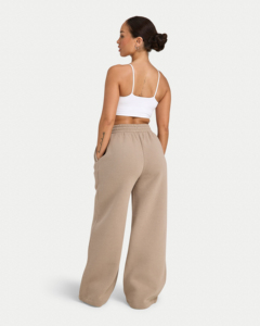 Pantalon de jogging taille haute à jambe large pour femme, coupe ample amincissante, idéal pour les sports d'extérieur automne-hiver - Product Image 4