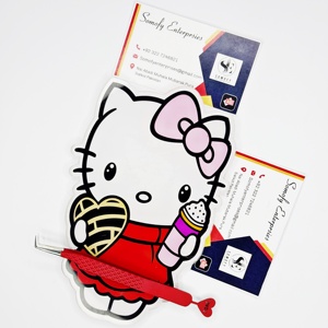 Custom Logo High Quality Kitty Tile Tray Eyelash Extensions New Christmas Design Sustainable Rectangle <b>Heart</b> Butterfly Tools - Product Image 3