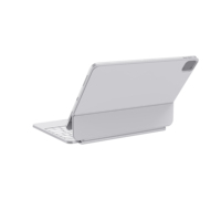 Étui pour clavier magique en alliage d'aluminium aéronautique pour iPad avec pavé tactile, disposition US