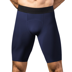 Boxers gris respirants pour hommes avec large ceinture élastique – Sous-vêtements de compression pour hommes - Product Image 3