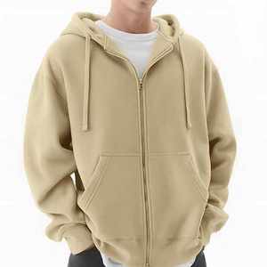 Sweat-shirts unisexes à capuche zippés en coton 100% avec broderie et impression en relief, style Y2K vieilli, motif camouflage rétro, sur mesure - Product Image 2