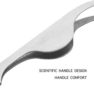 Nouvel ensemble de pinces à cils en acier inoxydable rose, durables et réutilisables, avec étui, pour extensions de cils volume, ciseaux à sourcils et recourbe-cils - Product Image 3