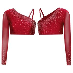 Tops de danse contemporaine pour femmes, vêtements de danse latine moderne, vêtements de danse contemporaine pour la pratique, vente en gros - Product Image 5