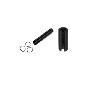 Anneau de serrage en acier inoxydable pour poteau, forme en C, finition noire, norme DIN, dureté 44-52 HRC - Product Image 2