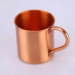 Premium Classic American Style Copper Mug Stylish Design High Quality Heat Resistant Leak Proof for <b>Drinkware</b> Bar Home Use - Product Image 2