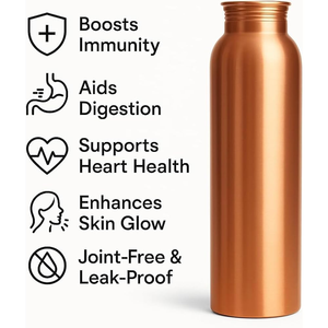 ขวดน้ำทองแดงแท้ 42 ชิ้น - ภาชนะทองแดงธรรมดา - Product Image 5