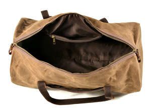 Sac de voyage week-end en cuir suédé véritable personnalisé, sac de sport, sac de gym, sac fourre-tout pour homme, service OEM - Product Image 6