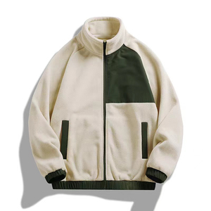 New Style Sherpa Fleece <b>Jackets</b> Men Winter, Custom Baggy Fitting Fleece <b>Jackets</b> Men <b>Shearling</b> Faux Fur <b>Jacket</b> - Product Image 6