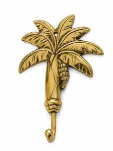 Porte-serviettes mural décoratif en métal motif palmier tropical, résistant à la rouille, en fonte, à un seul niveau - Product Image 2