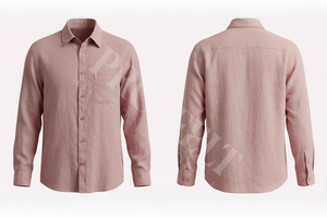 Chemises habillées à manches longues personnalisées avec logo privé, coupe ajustée, en coton, formelles, pour le bureau, avec boutons, pour le travail - Product Image 5