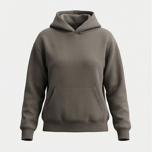 Wholesale Women Oversized Blank Pullover Hoodie Breathable Athletics Streetwear Sweatshirt Top Apparel Customized Color - Product Image 1