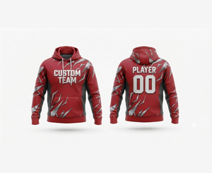 Sudadera Moderna con Capucha Sublimada, Sudadera Deportiva Personalizada para Correr, Gimnasio, Entrenamiento y Uso Casual - Product Image 1