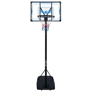 Support de basket-ball portable réglable de 4,74 à 10 pieds pour terrains intérieurs et extérieurs avec panier de basket portable - Product Image 1