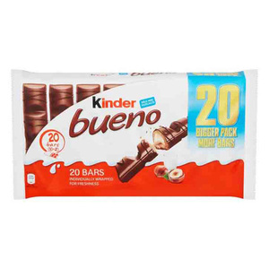 Barras de Chocolate Kinder Bueno Originales, Proveedor Mayorista de Confitería Importada, Suministro al por Mayor - Product Image 3
