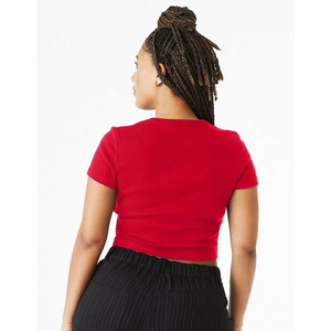 Camiseta Deportiva para Mujer, Transpirable, de Secado Rápido, Cómoda, para Gimnasio, Yoga, Entrenamiento, Venta al Por Mayor OEM - Product Image 3