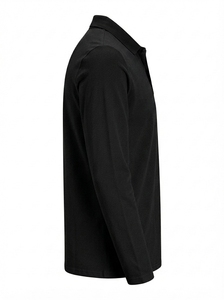 Camisa Premium de Manga Larga para Hombre, 100% Poliéster, Estilo Casual Elegante, con Logotipo Personalizado en la Parte Delantera - Product Image 3