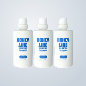 Shampooing parfumé à l'huile de miel Honeylike Hair Rising Shampoo 500ml (3 pièces) shampooing au miel - Product Image 1
