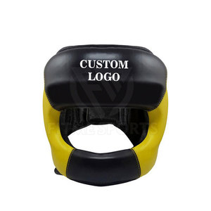 Protector de Cabeza de Boxeo de Cuero Transpirable con Diseño Personalizado y Características de Protección para Uso Unisex - Product Image 1
