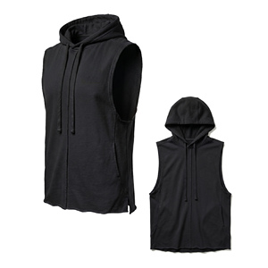 Men's Custom Logo Customized Color <b>Sleeveless</b> <b>Hoodie</b> Tank Top Plus Size Quick Dry Breathable Sportswear Gym Wear Summer - Product Image 2