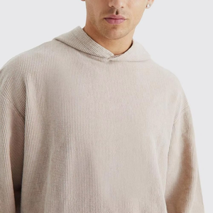 Ensemble de survêtement décontracté pour homme avec logo brodé personnalisé, sweat à capuche et pantalon de survêtement, style streetwear, vente en gros, fabricant OEM - Product Image 2